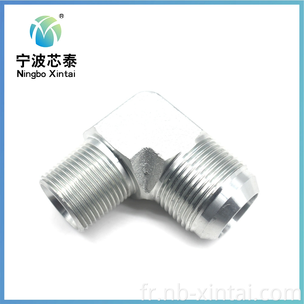 OEM ODM hydraulique 2000bar 1JN9 ACTEUR DU CARBON 90 JIC MALLE 74 CONE / NPT MALES Joints de transition One Piece Adaptation Connecteur hydraulique Adaptateur de tube de raccord Chine